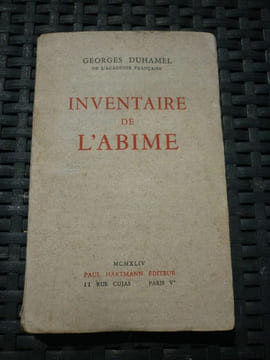 Inventaire de l'abîme Paul. GEORGES DUHAMEL