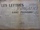 Les Lettres Françaises n22 2309 paulhan peynet effel schlumberger. 