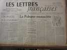 Les Lettres Françaises n85 8 Décembre 1945 paulhan peynet effel aveline. 