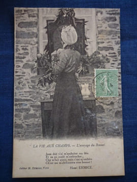 CPA La Vie aux Champs-L'esseyage du Bonnet Edition H. Ermice Vire. undefined