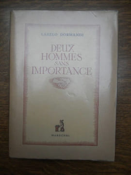 Deux hommes dans importance. Laszlo Dormandi