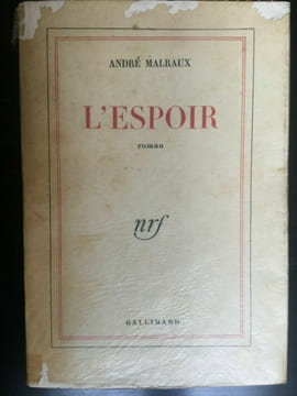 l'espoir gallimard. Andre Malraux