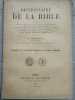 vigouroux Dictionnaire de la Bible Fascicule XX Italiennes jérusalem. 