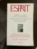 Revue Esprit mars avril 2000. 
