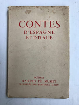 Alfred de Musset - Contes d'Espagne et d'Italie Paul Hartmann. Alfred Musset