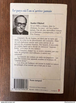 Le pays ou l'on n'arrive jamais J'ai lu 1975. ANDRE DHOTEL