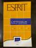 Revue Esprit L'éthique comme frontière Supplément a la Revue Esprit oct. 