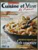 Cuisine et Vins de France Nº 75 janvier février 2001. 
