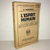 Richard Thurnwald L'ESPRIT humain ESSAI DE PALEOPSYCHOLOGIE 1953. 