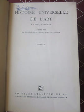 Histoire universelle de l'art en 5 volumes éditée par Dr E.-Th.Rimli Ch.Fischer. undefined