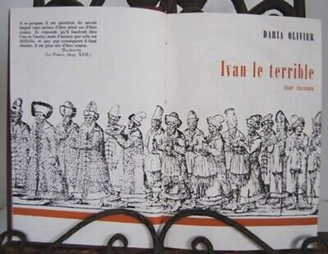 IVAN LE TERRIBLE TSAR INCONNU ex. Daria Olivier