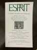Revue Esprit aout septembre 2007. 