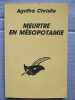 Meurtre en mésopothamie Le masque. Agatha Christie