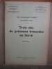Notes documentaires et etudes n991 Trois ans de présence française en Sarre. 