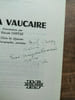 Cora Vaucaire Chansons d'aujourd'hui signed book. 