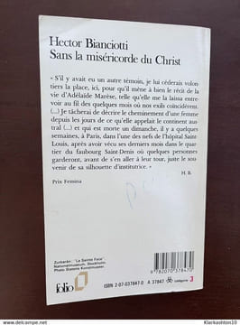 bianciotti Sans la miséricorde du christ. undefined