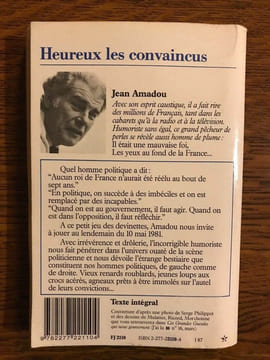 Jean amadou Heureux les convaincus J'ai lu. Amadou Jean