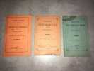 HORAIRE DES PLEINES MERS MAREES AU PORT DE BORDEAUX 1888 1893 1897. 