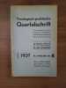 theologisch praktische Quartalschrift n 4 Linz a d donau 1937. 