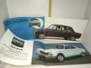 Brochures PEUGEOT 304 de 1970 et PEUGEOT 204 de 1967 automobiles. 