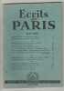ECRITS DE PARIS No 91 Mai 1952 La politique DE Delcassé Michel Dacier. 