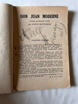 Jean Montcernac Don Juan moderne mon livre favori. undefined