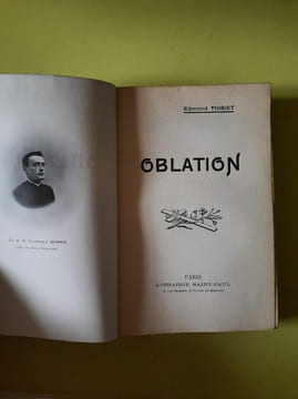 Oblation Librairie saint paul. Edmond Thiriet