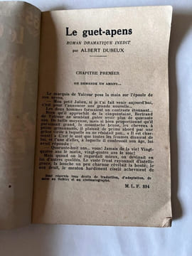 Le guet apens mon livre favori. Albert Debeux