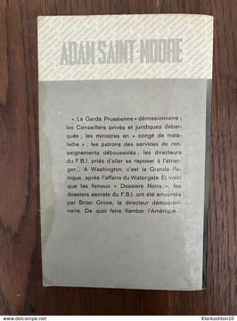 Adam saint moore Face d'ange et la grande panique. undefined