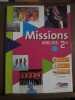 Missions Anglais 2de sous la direction de Vincent burgatt. 