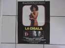 affiche 52 x 39 cms film LA CIGALA Alberto Lattuada Clio Goldsmith. 