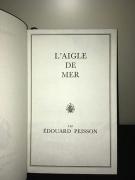 L'AIGLE DE MER éd Rombaldi Mysteres MER BC7B. Edouard Peisson