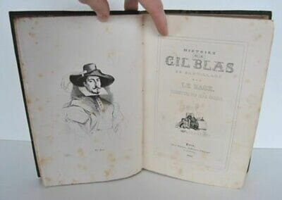 1835 HISTOIRE DE GIL BLAS DE SANTILLANE vignettes Jean GIGOUX Lesage