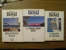 lot 3 romans William BOYD chasse au lézard après midi bleu Brazzaville plage. Boyd William