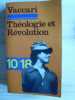 Théologie et Révolution en Amérique Latine. Giuseppe Vaccari