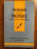 Sociologie de la politique Presses universitaires. Gaston Bouthoul