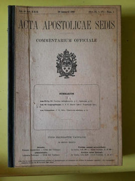 Acta Apostolicae Sedis Commentarium officiale. undefined
