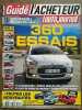 Le Guide de L'acheteur l'auto journal Nº 12 360 Essais 2011. La Vie de l'auto