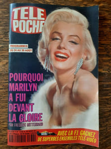 Tele Poche Magazine N 1332 Marilyn Monroe 19 Aout 1991