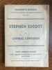 Ludwig Lewisohn Stephen Escott Bernhard TauchnitzLeipzig. 