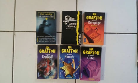 lot 6 polars abécédaire du crime A C D E N O A comme alibi. Sue Grafton