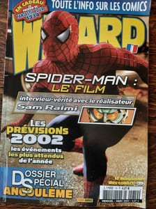 Wizard Magazine Le Magazine des Comics n 19 spider man Le Film Mars 2002