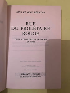 Nina et Rue du Prolétaire rouge France Loisirs