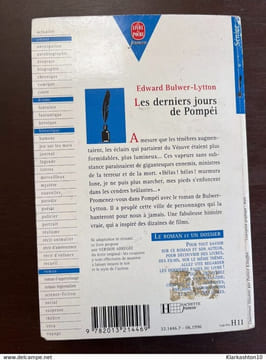 Edward bulwer lytton Les derniers jours de pompéi. undefined