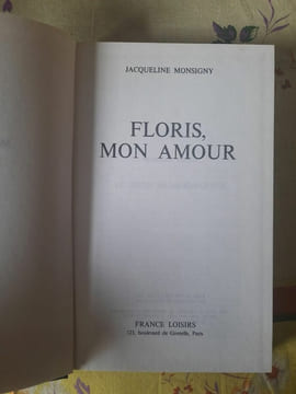 Jacqueline Monsigny floris Mon Amour France loisirs. Monsigny Jacqueline