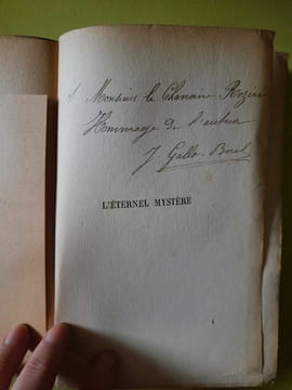 j Gallo-Borel - L'Eternel Mystère Les Rêves de la Vie Envoi de l'auteur. undefined