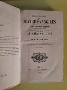 Exposition suivie des Quatre évangiles par Tome 1