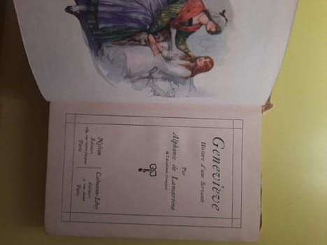 a de Lamartine - Geneviève Histoire d'une Servante Collection Nelson. Lamartine Geneviève