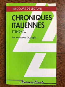Madeleine Di meglio Chroniques italiennes Stendhal. Stendhal