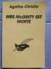 Mrs McGinty est mort Le masque. Agatha Christie